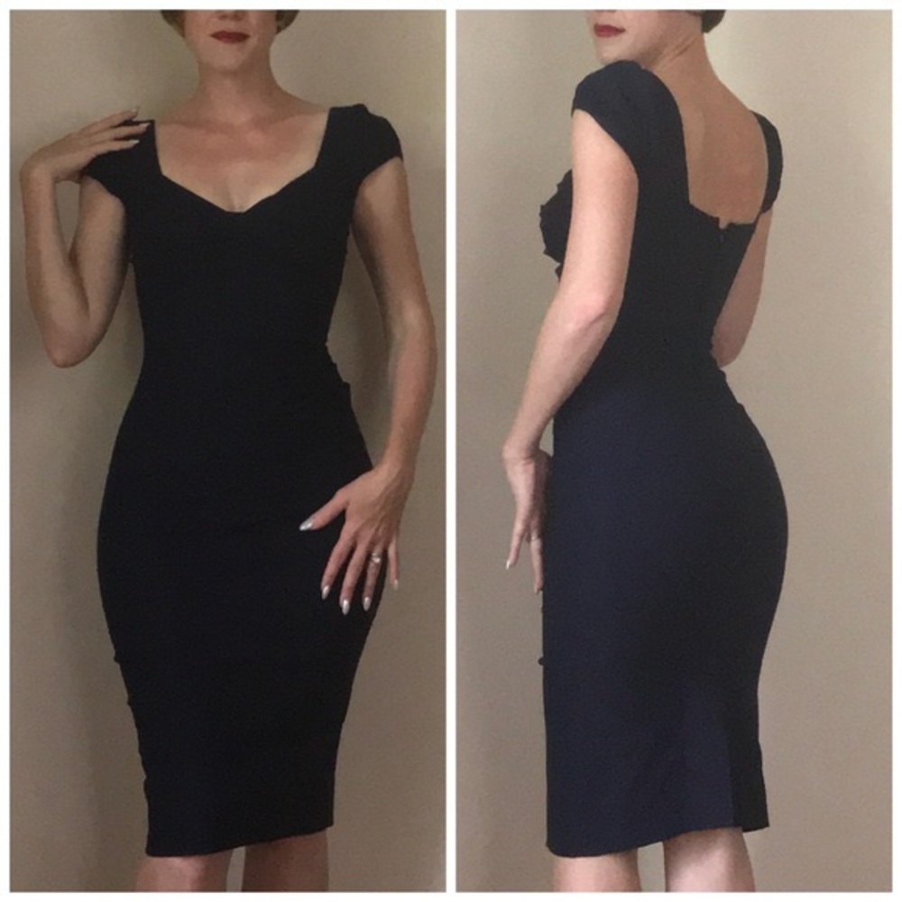 Stop Staring! Billion Dollar Baby Dress - Navy